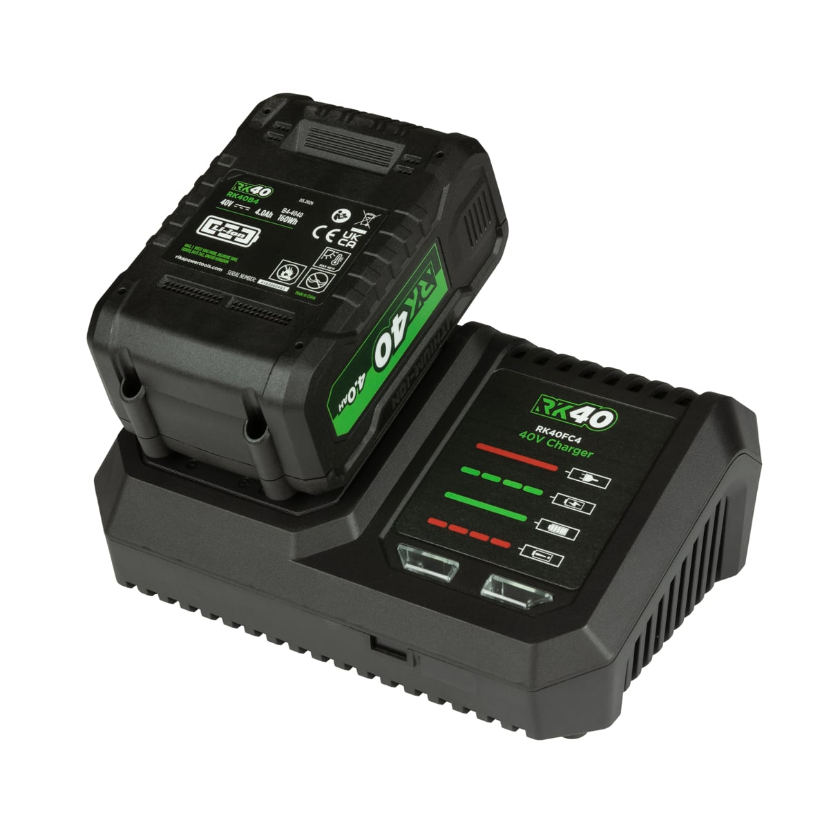 Rikä RK40 40V Combi Drill Kit | 150Nm | 4Ah